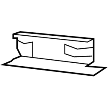 Dodge 5064343AB DVD Unit Upper Bracket