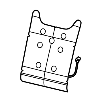 Dodge 68612634AA Seat Back Heater