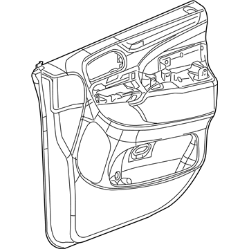 Dodge 5SS281X9AA Door Trim Panel