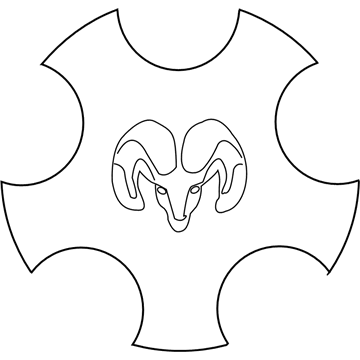 Dodge 52110398AA Center Cap