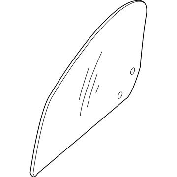 Dodge 68139704AC Door Glass