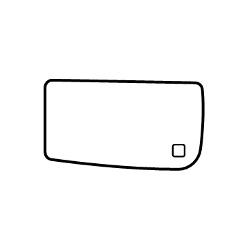 Ram 68620333AA Mirror Glass