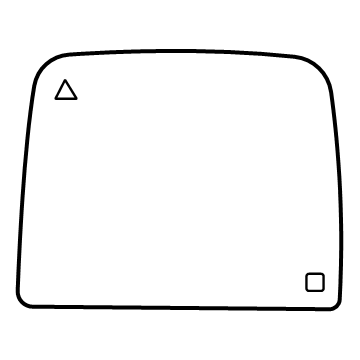Ram 68620325AB Mirror Glass
