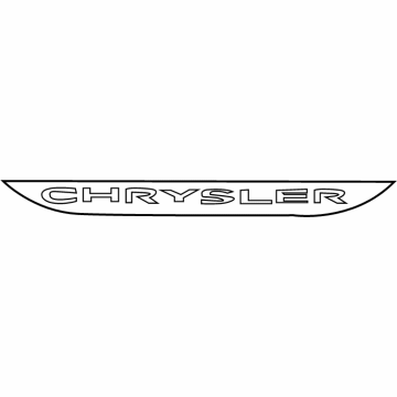 Chrysler 68081543AA Nameplate