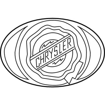Chrysler 300M Emblem - 4805797AA