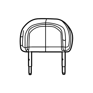 Ram 7GE01YA7AA Headrest