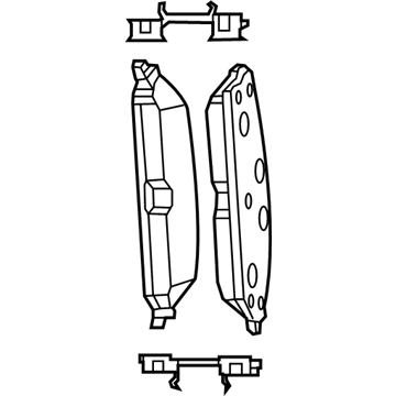 Chrysler 68504575AB Brake Pads