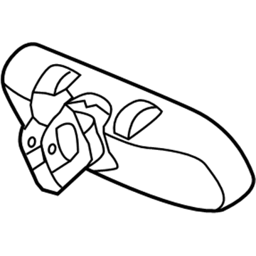 2017 Chrysler 200 Car Mirror - 68184069AC