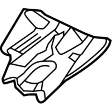 Mopar 5LD00DX9AC Mirror Inside Cover, Front