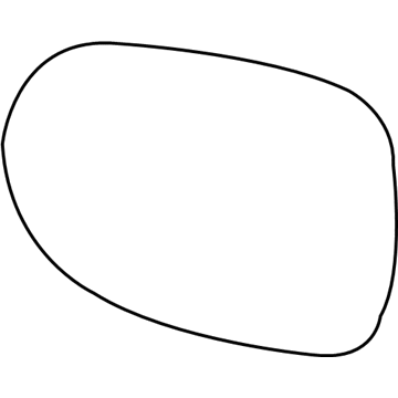 Dodge 68000025AA Mirror Glass