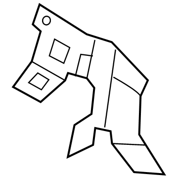 Ram 68363451AA Fender Mounting Bracket