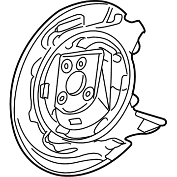 Chrysler Cirrus Brake Dust Shield - 4423663