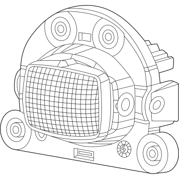 Jeep 68447904AC Fog Lamp Assembly