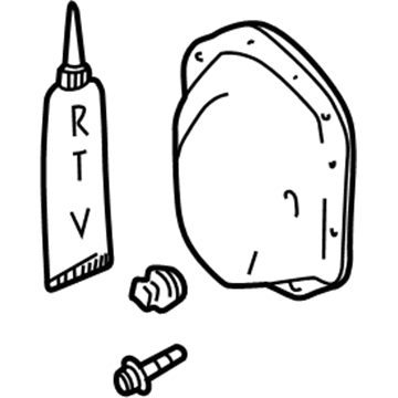 Jeep Grand Cherokee Differential Cover - 5012451AA