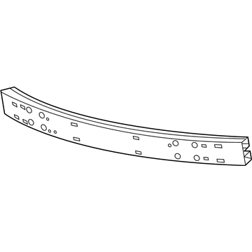 Dodge 68100209AE Impact Bar