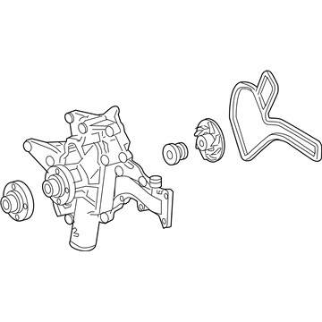 Chrysler Water Pump - 5102894AB