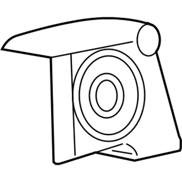 Dodge 56046858AB Rear Speaker