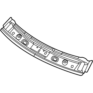 Mopar 68361186AA Windshield Header, Front