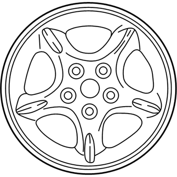 Jeep 5GR08PAKAA Wheel, Alloy