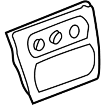 Dodge WZ05WL8AA Center Bezel