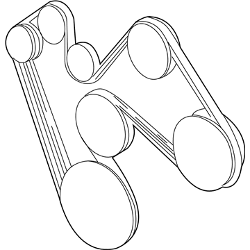 Dodge 53032037AM Serpentine Belt