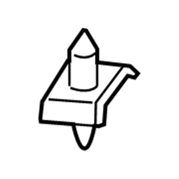 Jeep 55157112AB Bumper Cover Pin