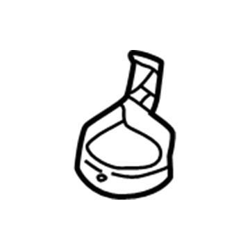 Jeep 55037764AA Dehydrator Bracket