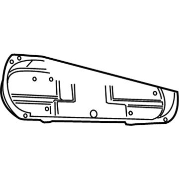 Mopar 1DR91DK2AB Back Panel, Beige, Rear Outer