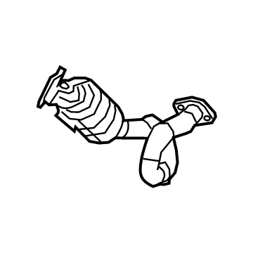 Jeep 68453835AA Catalytic Converter