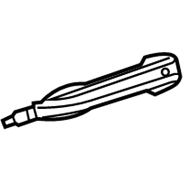 2017 Chrysler 200 Door Handle - 5LX801SCAF