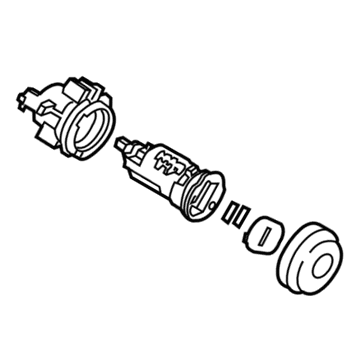 Jeep 68237149AA Lock Cylinder