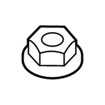 Jeep 6104720AA Nut - Hexagon Flange Lock