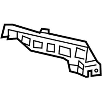 Mopar 68103184AF Outer Support, Rear Passenger Side Mopar 68103184AF Outer Support, Rear Passenger Side