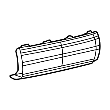 Mopar 6XP93TZZAE Bezel - Hitch 6XP93TZZAE Mopar Bezel - Hitch Illustration 1 of 1