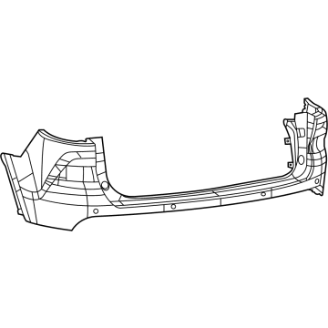 Jeep Grand Cherokee L Bumper - 68541752AA