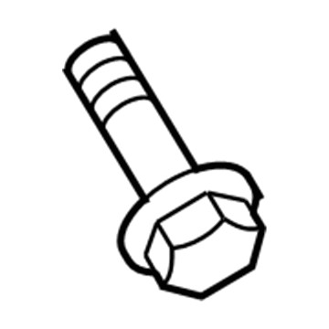 Jeep 6105096AA Shield Screw