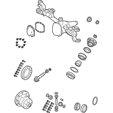 Jeep 68585721AA Axle Assembly