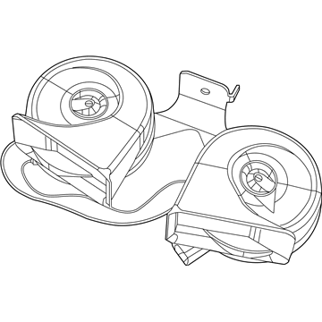 Jeep 68257521AB Horn