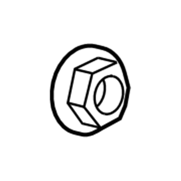 Jeep 6104718AA Stabilizer Link Lock Nut