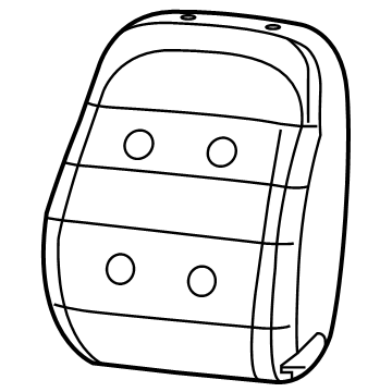 Ram 68247603AA Seat Back Pad