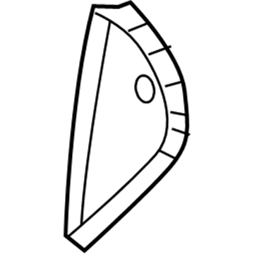 Mopar 5LA79DX9AB Side Cover, Driver Side Mopar 5LA79DX9AB Side Cover, Driver Side