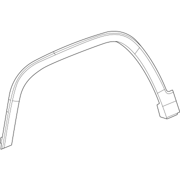 Jeep 6PZ80GXHAD Wheel Flare