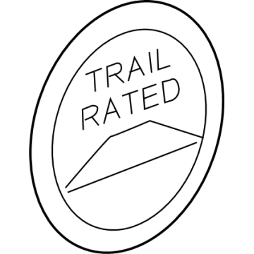 Jeep 68377463AB Medallion