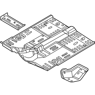 Chrysler 5179454AB Front Floor Pan