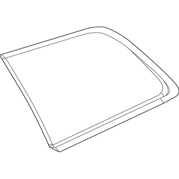 Jeep 68224804AA Quarter Glass