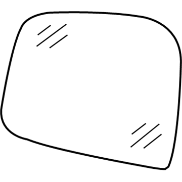 Jeep 68082634AB Mirror Glass