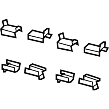 Dodge 68003705AA Brake Pads Spring