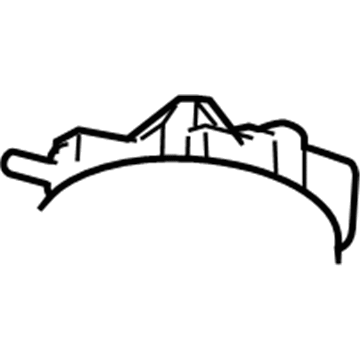 Dodge 52102792AA Leak Detect Pump Bracket