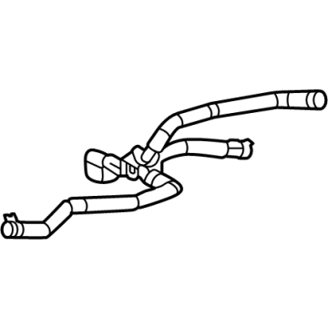 Jeep Wrangler Radiator Hose - 68464625AB