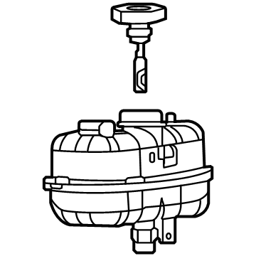 Jeep 68364312AC Reservoir Tank